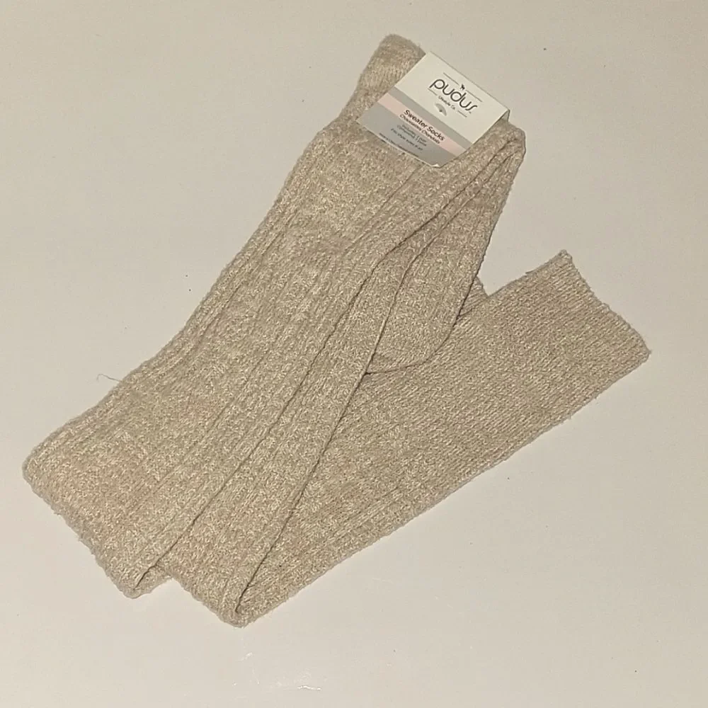 Pudus Over The Knee Sweater Socks NWT
